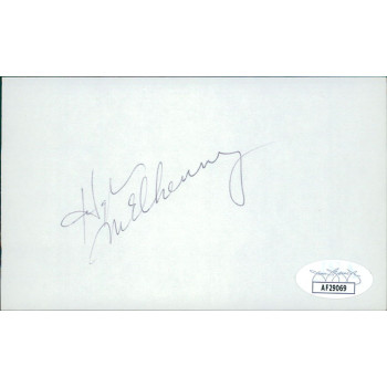 Hugh McElhenny San Francisco 49ers Signed 3x5 Index Card JSA Authenticated Hugh McElhenny San Francisco 49ers Signed 3x5 Index Card JSA Authenticated