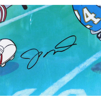Joe Montana Signed Catch The Birdie Animation Cel 750 Upper Deck Authenticated Joe Montana Signed Catch The Birdie Animation Cel 750 Upper Deck Authenticated