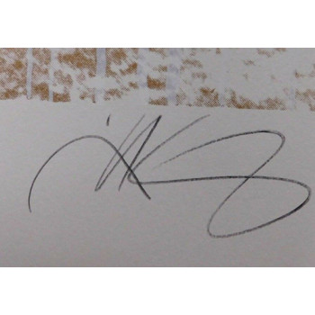 Joe Montana San Francisco 49ers Signed 33x44 Lithograph JSA Authenticated