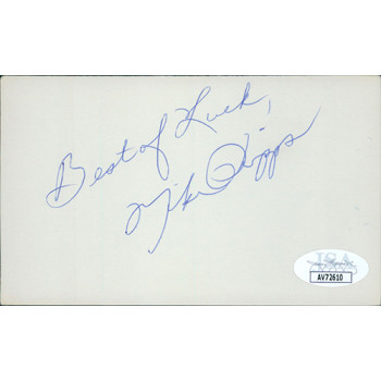 Mike Phipps Cleveland Browns Signed 3x5 Index Card JSA Authenticated Mike Phipps Cleveland Browns Signed 3x5 Index Card JSA Authenticated