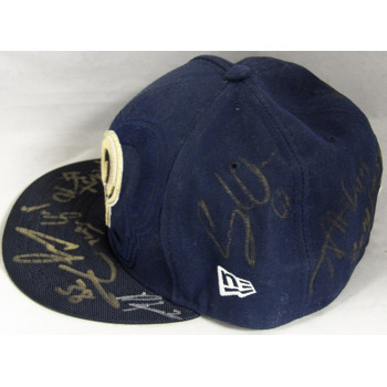Los Angeles Rams 2016 Team Signed Hat by 16 Players JSA Authenticated Davis/Fox
