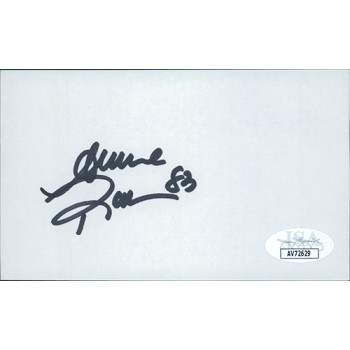 Andre Reed Buffalo Bills Signed 3x5 Index Card JSA Authenticated