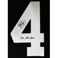 Jeff Reed North Carolina Tar Heels Signed Jersey Number JSA Authenticated