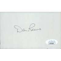 Dan Reeves Dallas Cowboys Signed 3x5 Index Card JSA Authenticated