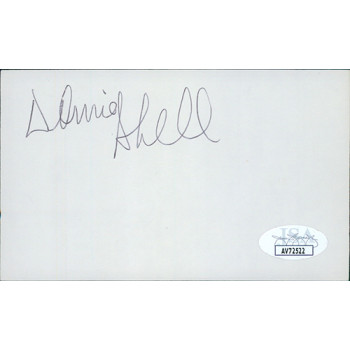 Donnie Shell Pittsburgh Steelers Signed 3x5 Index Card JSA Authenticated Donnie Shell Pittsburgh Steelers Signed 3x5 Index Card JSA Authenticated