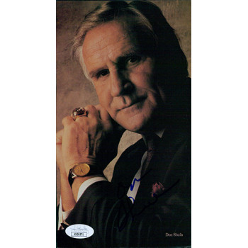 Don Shula Football Coach Player Signed 4.5x8.5 Magazine Page JSA Authenticated