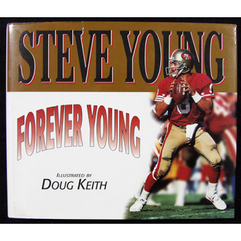 Steve Young Signed Forever Young Hardcover Book JSA Authenticated