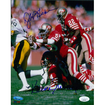 San Francisco 49ers Keena Turner Dwight Hicks Signed 8x10 Glossy Photo JSA Auth San Francisco 49ers Keena Turner Dwight Hicks Signed 8x10 Glossy Photo JSA Auth
