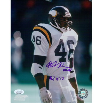 Alfred Anderson Minnesota Vikings Signed 8x10 Glossy Photo JSA Authenticated Alfred Anderson Minnesota Vikings Signed 8x10 Glossy Photo JSA Authenticated