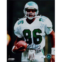 Fred Barnett Philadelphia Eagles Signed 8x10 Glossy Photo JSA Authenticated