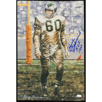 Chuck Bednarik Philadelphia Eagles Signed 13x20 Glossy Photo JSA Authenticated