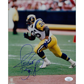 Jerome Bettis Los Angeles Rams Signed 8x10 Glossy Photo JSA Authenticated Jerome Bettis Los Angeles Rams Signed 8x10 Glossy Photo JSA Authenticated