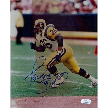 Jerome Bettis Los Angeles Rams Signed 8x10 Glossy Photo JSA Authenticated DMG Jerome Bettis Los Angeles Rams Signed 8x10 Glossy Photo JSA Authenticated DMG