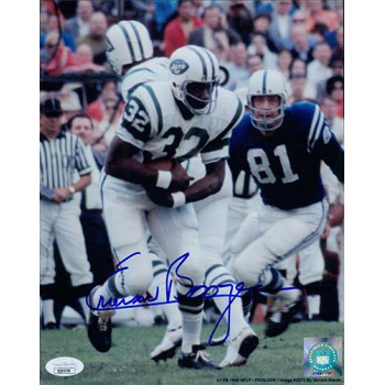 Emerson Boozer New York Jets Signed 8x10 Glossy Photo JSA Authenticated Emerson Boozer New York Jets Signed 8x10 Glossy Photo JSA Authenticated