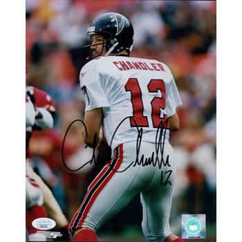 Chris Chandler Atlanta Falcons Signed 8x10 Glossy Photo JSA Authenticated Chris Chandler Atlanta Falcons Signed 8x10 Glossy Photo JSA Authenticated