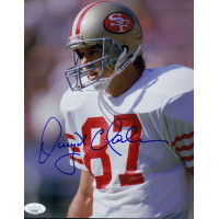 Dwight Clark San Francisco 49ers Signed 8x10 Glossy Photo JSA Authenticated