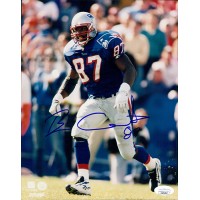 Ben Coates New England Patriots Signed 8x10 Glossy Photo JSA Authenticated Ben Coates New England Patriots Signed 8x10 Glossy Photo JSA Authenticated