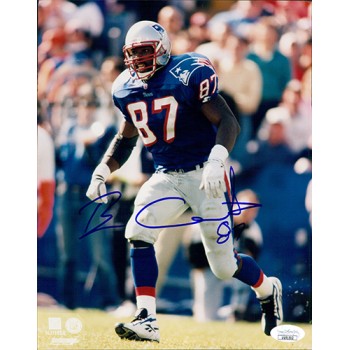 Ben Coates New England Patriots Signed 8x10 Glossy Photo JSA Authenticated Ben Coates New England Patriots Signed 8x10 Glossy Photo JSA Authenticated