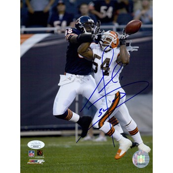 Andra Davis Cleveland Browns Signed 8x10 Glossy Photo JSA Authenticated