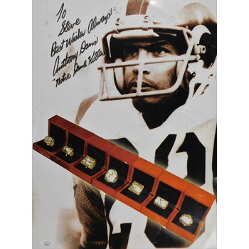 Anthony Davis USC Trojans Signed 14x20 Cardstock Photo JSA Authenticated