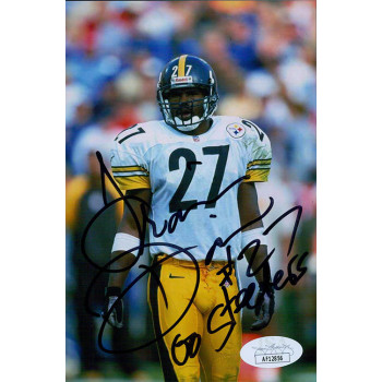 Travis Davis Pittsburgh Steelers Signed 4x6 Glossy Photo JSA Authenticated Travis Davis Pittsburgh Steelers Signed 4x6 Glossy Photo JSA Authenticated