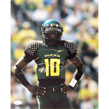 Dennis Dixon Oregon Ducks Signed 11x14 Matte Photo JSA Authenticated