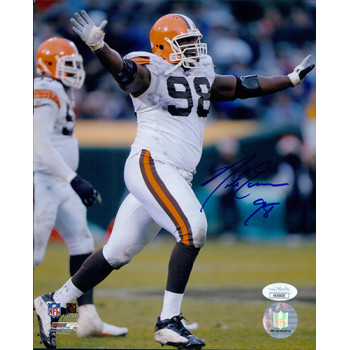 Nick Eason Cleveland Browns Signed 8x10 Glossy Photo JSA Authenticated Nick Eason Cleveland Browns Signed 8x10 Glossy Photo JSA Authenticated