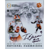 Travis Etienne Clemson Tigers Signed 8x10 Matte Photo JSA Authenticated Travis Etienne Clemson Tigers Signed 8x10 Matte Photo JSA Authenticated