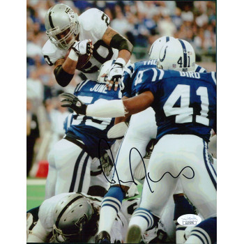 Justin Fargas Oakland Raiders Signed 8x10 Glossy Photo JSA Authenticated Justin Fargas Oakland Raiders Signed 8x10 Glossy Photo JSA Authenticated