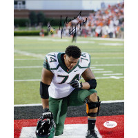 Ereck Flowers Miami Hurricanes Signed 8x10 Matte Photo JSA Authenticated