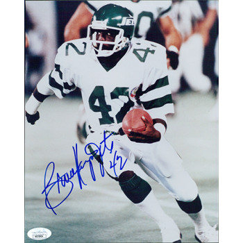 Bruce Harper New York Jets Signed 8x10 Glossy Photo JSA Authenticated Bruce Harper New York Jets Signed 8x10 Glossy Photo JSA Authenticated