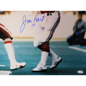 Jim Hart St. Louis Cardinals Signed 16x20 Glossy Photo JSA Authenticated