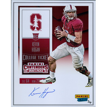 Kevin Hogan Signed 2016 Panini Contenders Rewards 8x10 Matte Photo 3/4