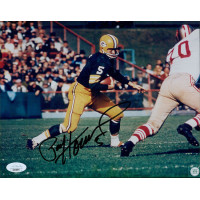 Paul Hornung Green Bay Packers Signed 8x10 Glossy Photo JSA Authenticated