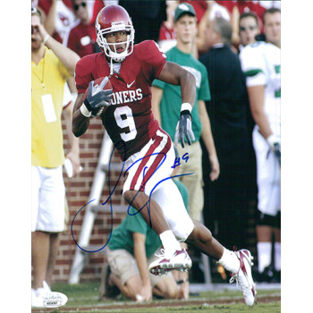 Juaquin Iglesias Oklahoma Sooners Signed 8x10 Cardstock Photo JSA Authenticated Juaquin Iglesias Oklahoma Sooners Signed 8x10 Cardstock Photo JSA Authenticated