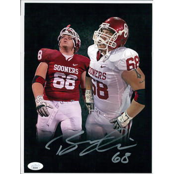 Bronson Irwin Oklahoma Sooners Signed 8.5x11 Cardstock Photo JSA Authenticated