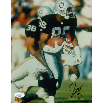 Raghib Rocket Ismail Oakland Raiders Signed 8x10 Glossy Photo JSA Authenticated