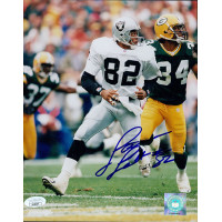 James Jett Oakland Raiders Signed 8x10 Glossy Photo JSA Authenticated