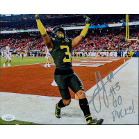 Johnny Johnson Oregon Ducks Signed 8x10 Matte Photo JSA Authenticated Johnny Johnson Oregon Ducks Signed 8x10 Matte Photo JSA Authenticated