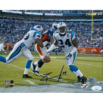 Ricky Manning Jr. Carolina Panthers Signed 8x10 Glossy Photo JSA Authenticated