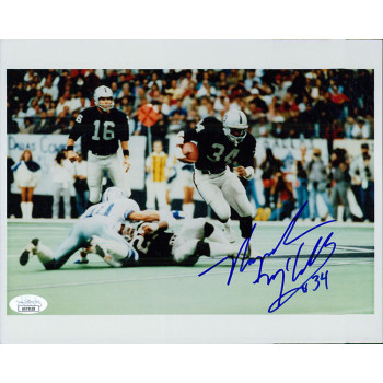 Napoleon McCallum Oakland Raiders Signed 8x10 Glossy Photo JSA Authenticated Napoleon McCallum Oakland Raiders Signed 8x10 Glossy Photo JSA Authenticated