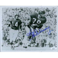 Hugh McElhenny New York Giants Signed 8x10 Glossy Photo JSA Authenticated