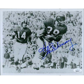 Hugh McElhenny New York Giants Signed 8x10 Glossy Photo JSA Authenticated