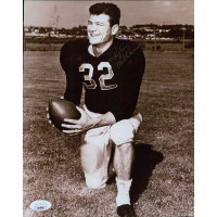 Hugh McElhenny Washington Huskies Signed 8x10 Glossy Photo JSA Authenticated