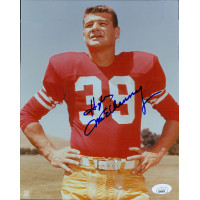 Hugh McElhenny San Francisco 49ers Signed 8x10 Glossy Photo JSA Authenticated