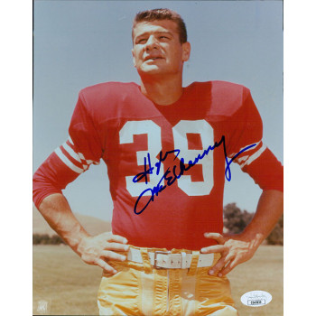 Hugh McElhenny San Francisco 49ers Signed 8x10 Glossy Photo JSA Authenticated