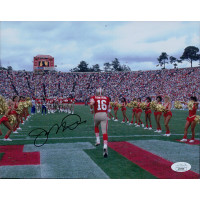 Joe Montana San Francisco 49ers Signed 8x10 Glossy Photo JSA Authenticated