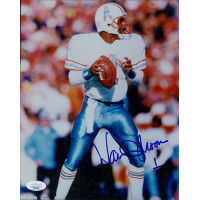 Warren Moon Houston Oilers Signed 8x10 Glossy Photo JSA Authenticated Warren Moon Houston Oilers Signed 8x10 Glossy Photo JSA Authenticated