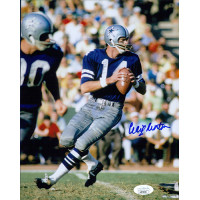 Craig Morton Dallas Cowboys Signed 8x10 Matte Photo JSA Authenticated