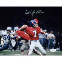 Craig Morton Denver Broncos Signed 8x10 Matte Photo JSA Authenticated